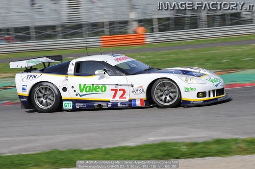 2008-04-26 Monza 0492 Le Mans Series - Beretta-Moreau - Corvette C6R